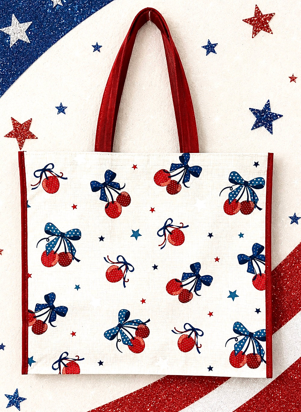 FREE Patriot Cherry Tote. (FREE when you spend $120 plus FREE Shipping)