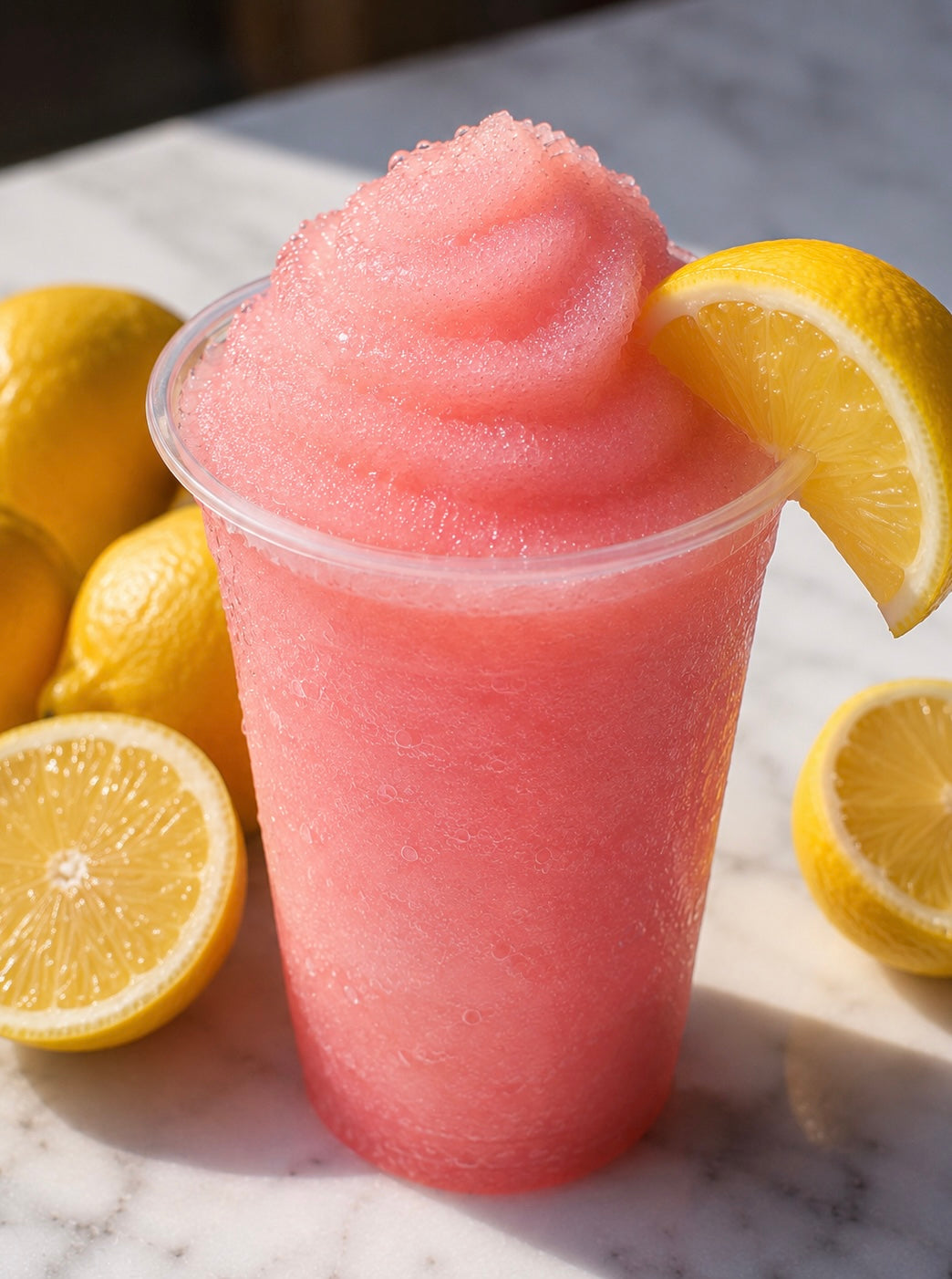 Cindys Hard Pink Lemonade Slush. "Ninja Slushi Recipe"