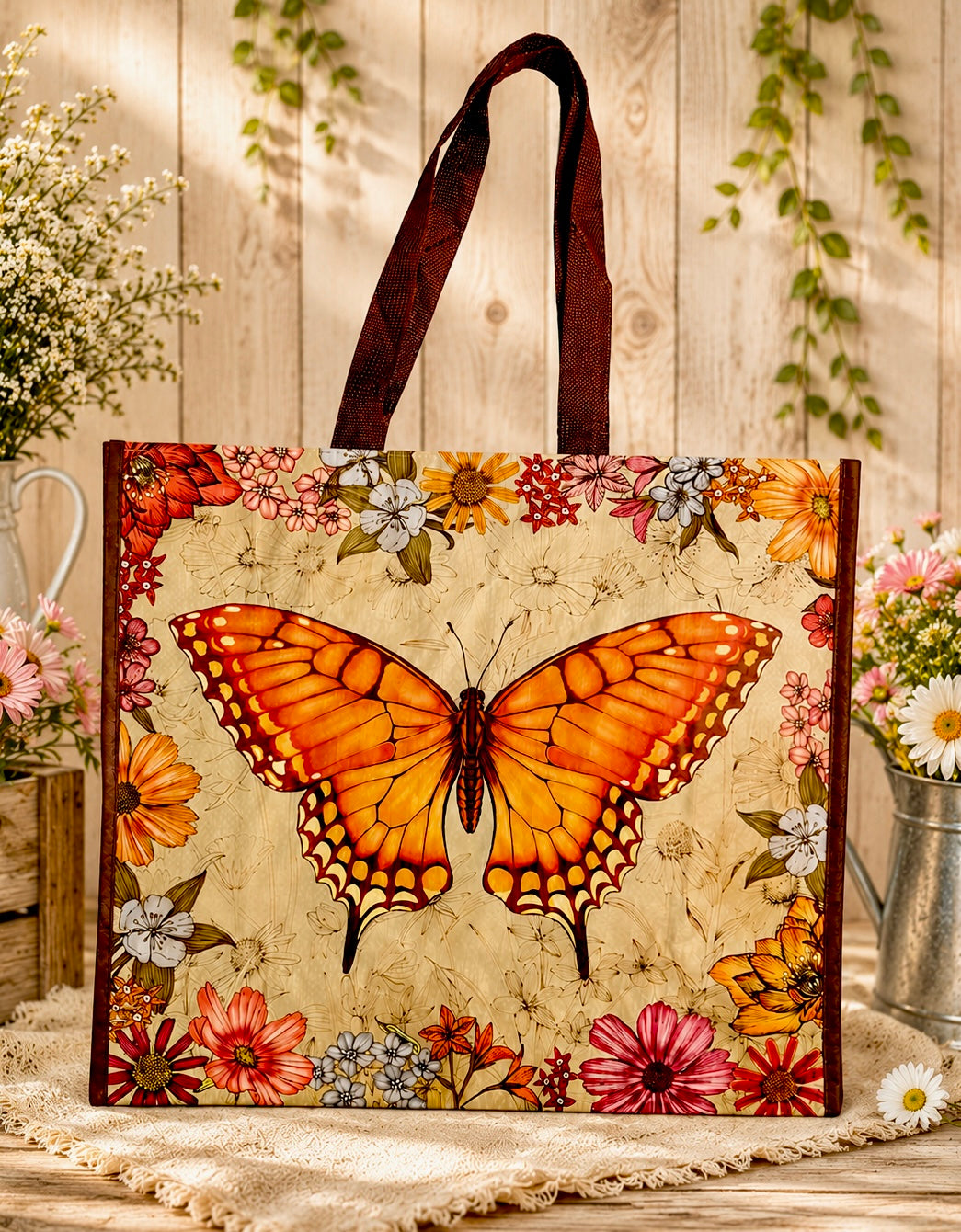 Monarch Butterly Tote Bag
