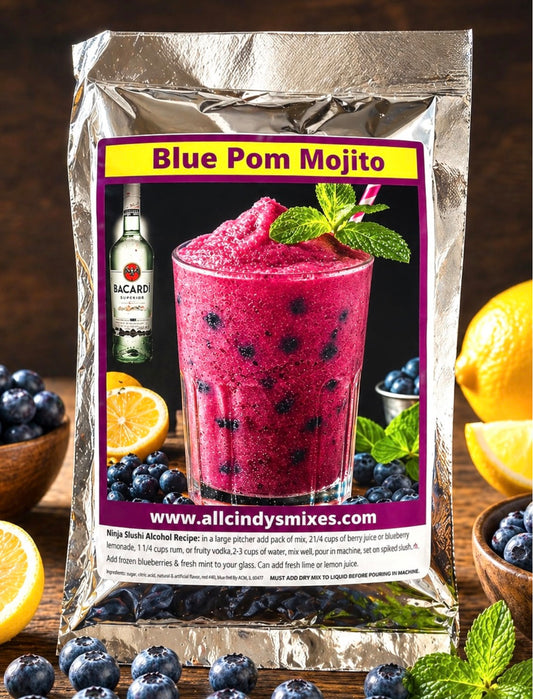 Blue Pom Mojito "Ninja Slushi Recipe"