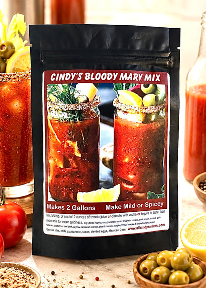 Cindys Bloody Mary Mix.