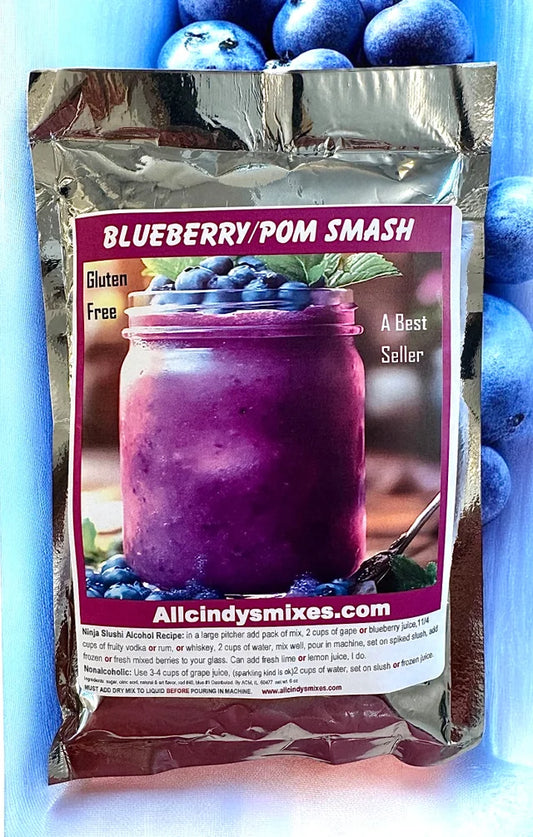 Blueberry Pom Smash.(Ninja slushi recipe)
