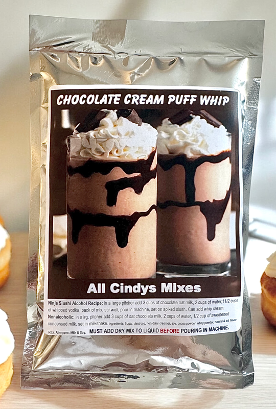 Chocolate Cream Puff Whip "Ninja Slushi recipe"