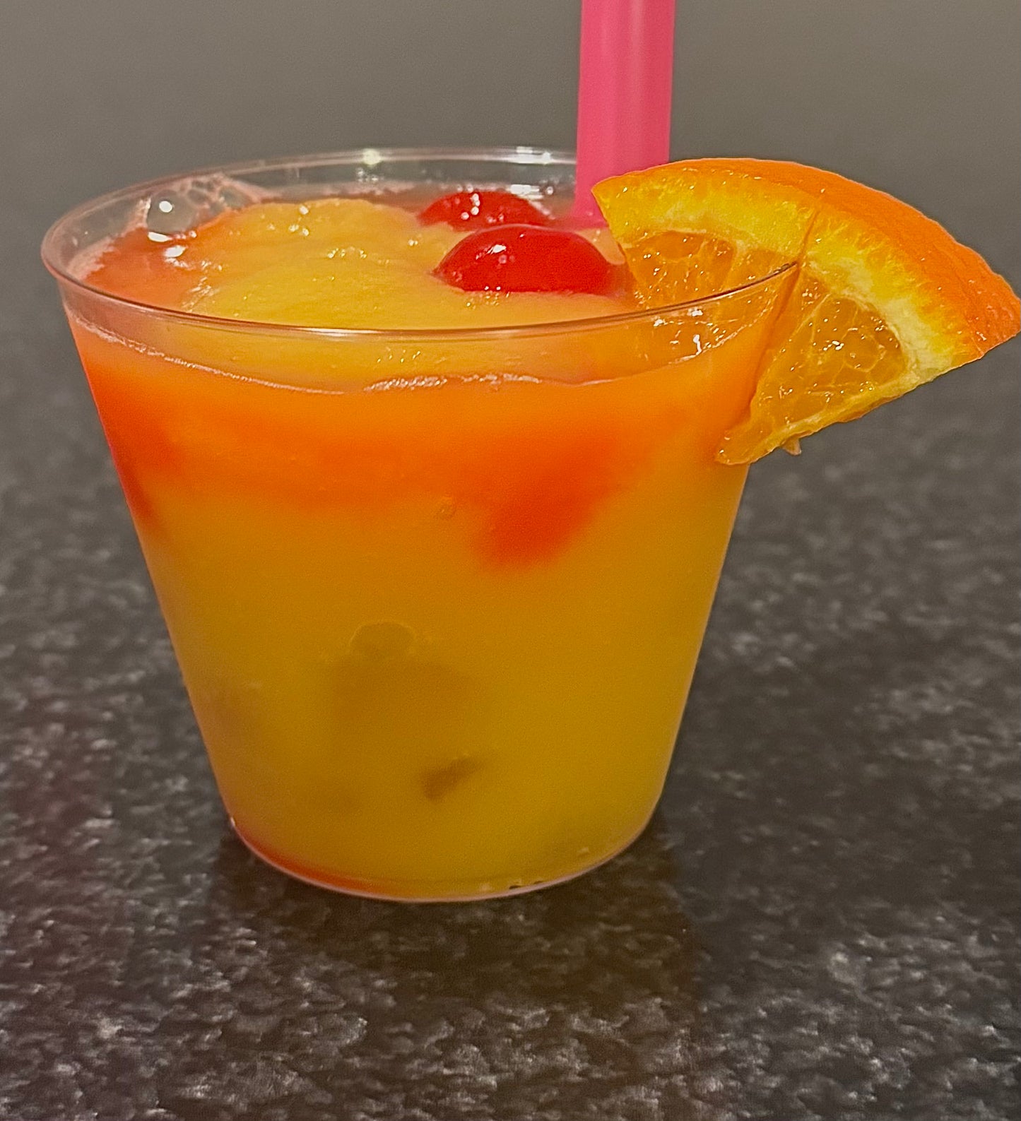 Tropical Mai tai. "Ninja Slush Recipe"
