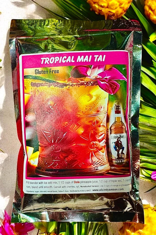 Tropical Mai tai. "Ninja Slush Recipe"