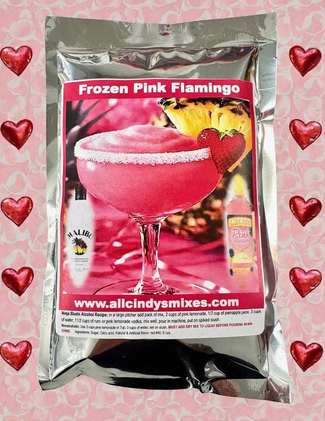 Frozen Pink Flamingo "Ninja Slushi Recipe"