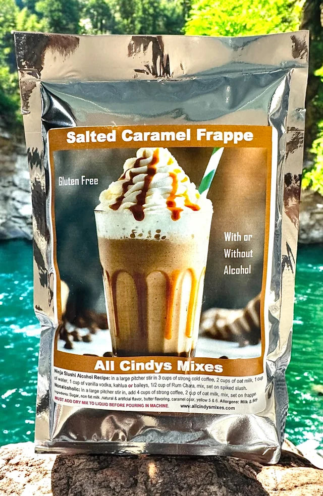 Salted Caramel Frappe. "Ninja Slushi Recipe"