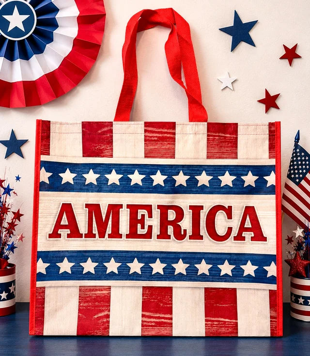 America Tote Bag. (FREE when you spend $120 or more plus FREE shipping)