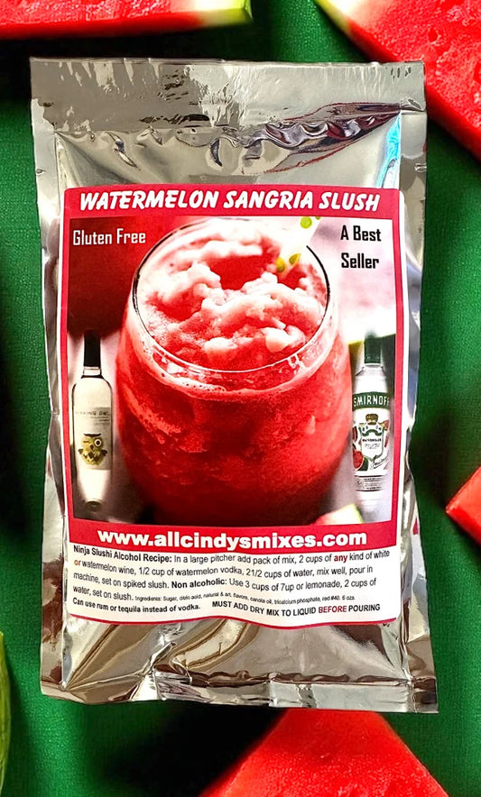 Watermelon Sangria Slush. "Ninja Slushi Recipe"